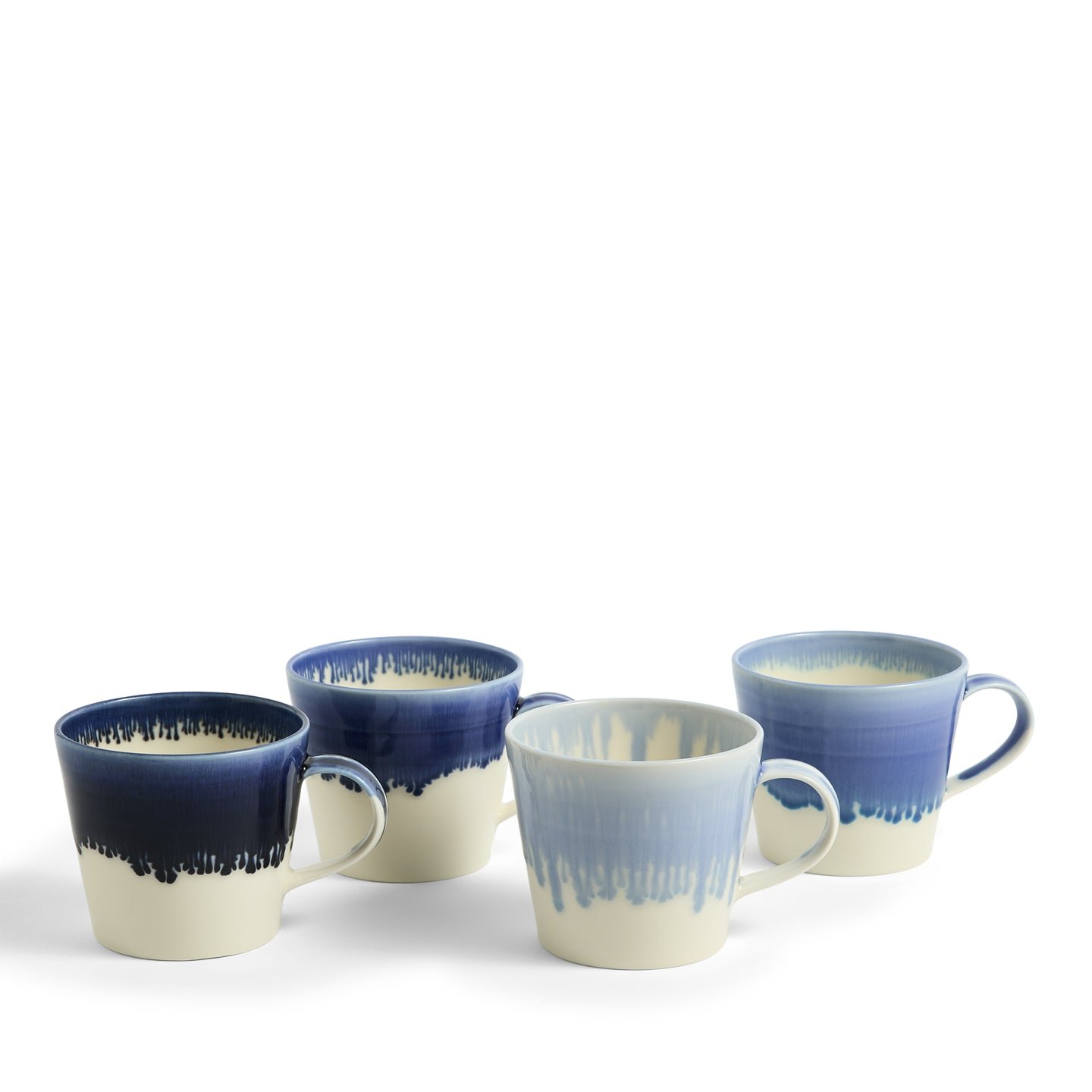 1085067_701587502696_RoyalDoulton_1815PACIFIC_1815PacificGlazeMug400ml13.5ozBlueSetof4_a.jpg Kitchen Crafts Pacific Glaze Mug Blue, Set of 4 - Image 1