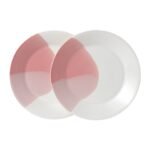 Kitchen Crafts 1815 Signature Coral Side Plate, Set of 2