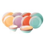 Kitchen Crafts 1815 Bright Dinner Set, 16 piece