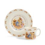 Kitchen Crafts Bunnykins Christening Set: Christening Plate and 1 Handled Hug-a-Mug