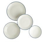 Kitchen Crafts Gordon Ramsay Maze Denim Line Dinner set, 16 piece