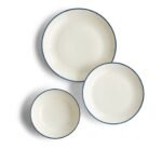 Kitchen Crafts Gordon Ramsay Maze Denim Dinner Set, 12 piece