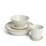 Kitchen Crafts Urban Dining Dinnerware Set White, 6-piece Set
