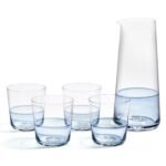 Kitchen Crafts 1815 Carafe & Tumbler Blue 5-piece Set