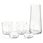 Kitchen Crafts 1815 Carafe & Tumbler Clear 5-piece Set