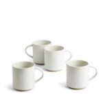 Kitchen Crafts Urban Dining Mug White, Set of 4