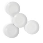 Kitchen Crafts Gordon Ramsay Maze White Dinner Plate, Set of 4