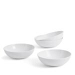 Kitchen Crafts Gordon Ramsay Maze White Cereal Bowls, Set of 4