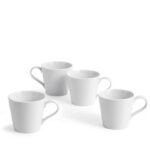 Kitchen Crafts Gordon Ramsay Maze White Mugs, Set of 4