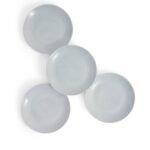 Kitchen Crafts Gordon Ramsay Maze Light Grey Dinner Plates, Set of 4