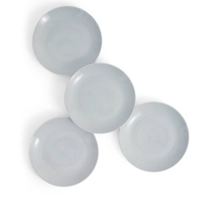 Kitchen Crafts Gordon Ramsay Maze Light Grey Dinner Plates, Set of 4