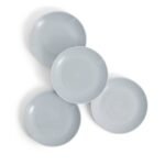 Kitchen Crafts Gordon Ramsay Maze Light Grey Side Plates, Set of 4