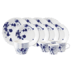 Kitchen Crafts Pacific Blue Splash Dinner Set, 16 piece