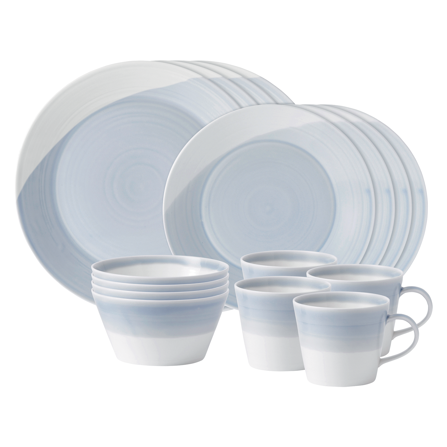 Resource_RoyalDoultonEMEA_1074343.png Kitchen Crafts 1815 Blue Dinner Set, 16 piece - Image 1