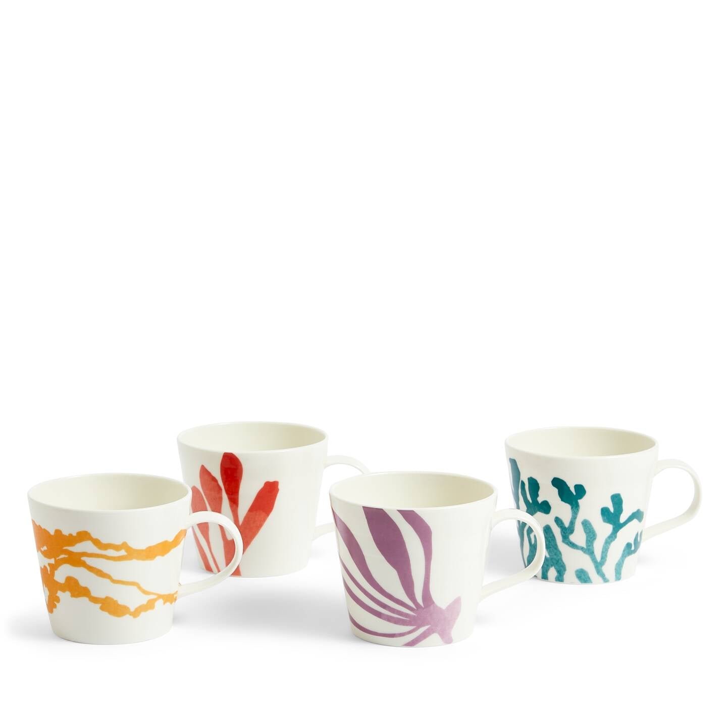 Resource_RoyalDoultonEMEA_1074359.jpg Kitchen Crafts 1815 Coral Mug Mixed Pattern, Set of 4 - Image 1