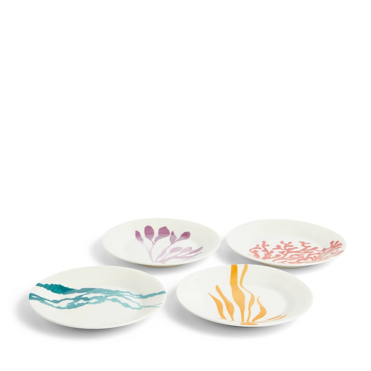 Resource_RoyalDoultonEMEA_1074431.jpg Kitchen Crafts 1815 Coral Plate Mixed Pattern, Set of 4 - Image 1
