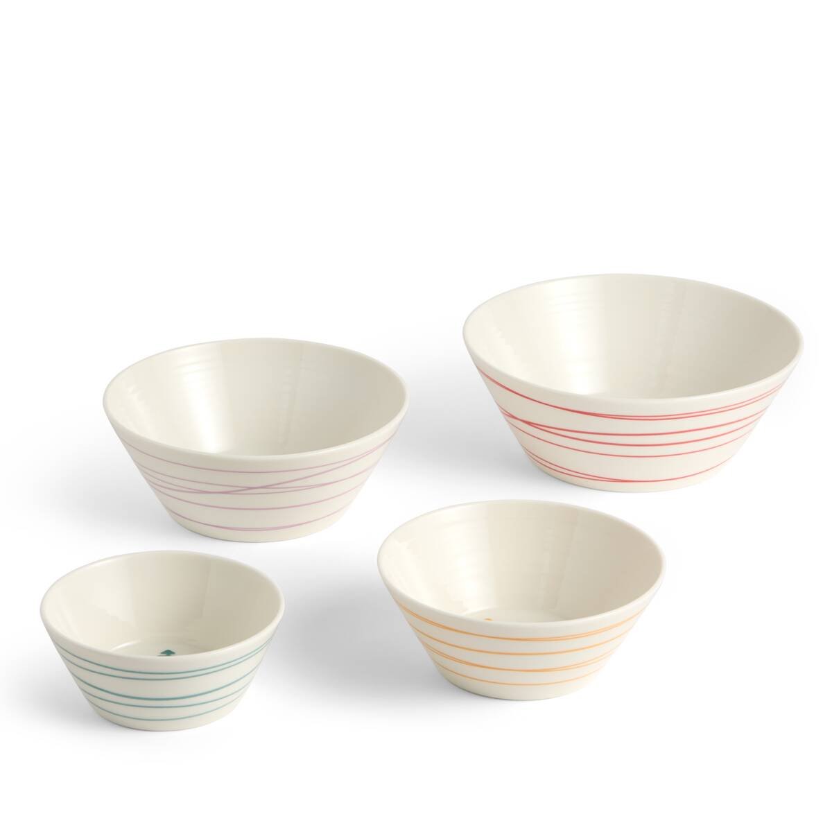 Resource_RoyalDoultonEMEA_1082265.jpg Kitchen Crafts 1815 Christmas Stacking Bowl Mixed Pattern, Set of 4 - Image 1