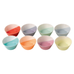 Kitchen Crafts 1815 Bright Bowls , Set of 8