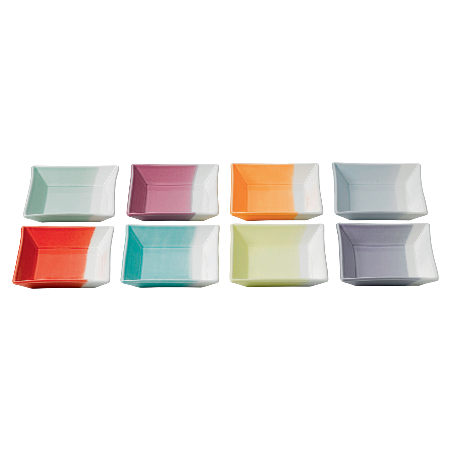 Resource_RoyalDoultonEMEA_1815TW25567.png Kitchen Crafts 1815 Bright Square Trays , Set of 8 - Image 1