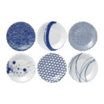 Kitchen Crafts Pacific Blue Tapas Plates, Set of 6