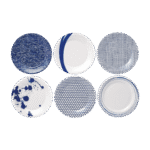 Kitchen Crafts Pacific Blue Side Plates, Set of 6