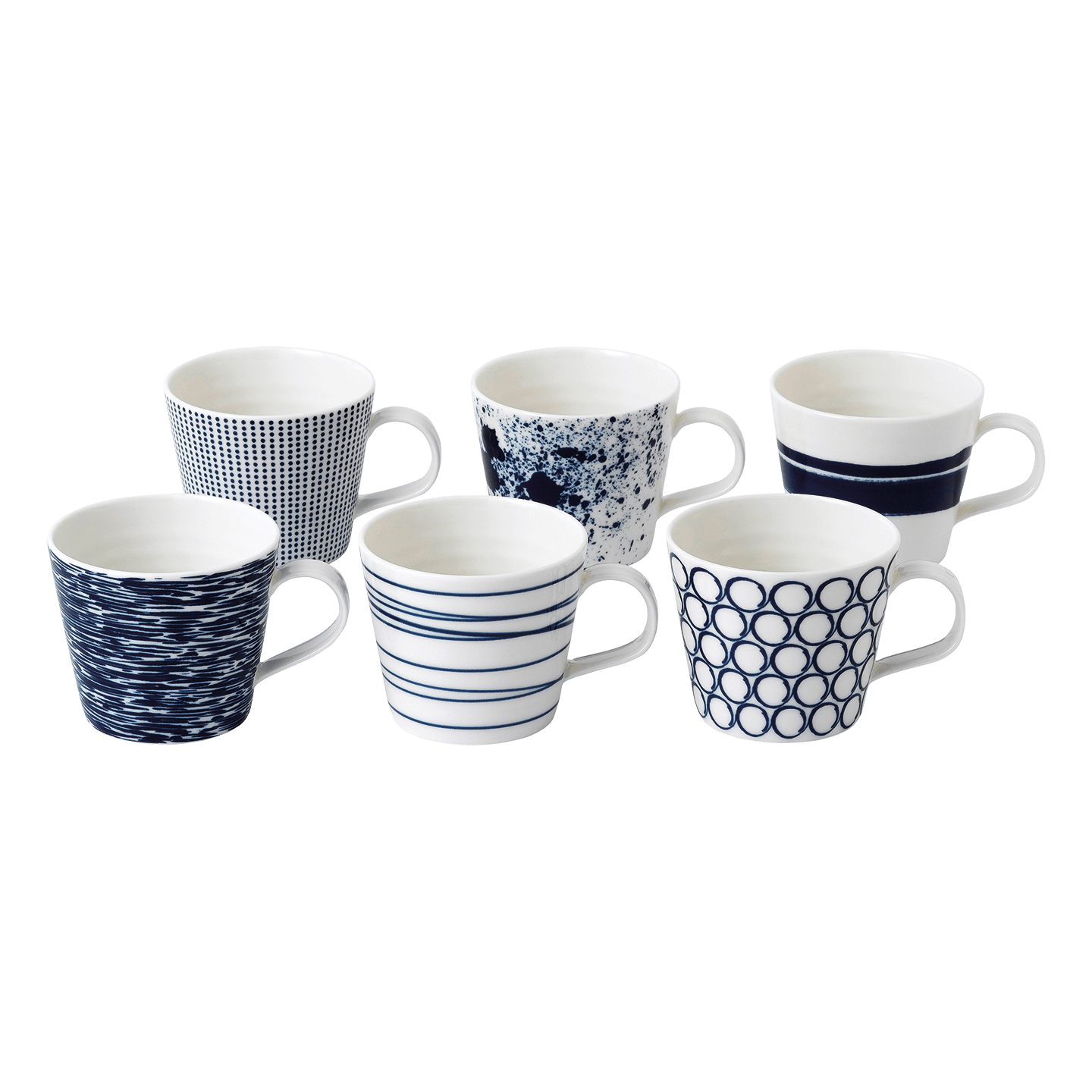 Resource_RoyalDoultonEMEA_40034459.png Kitchen Crafts Pacific Blue Mugs, Set of 6 - Image 1