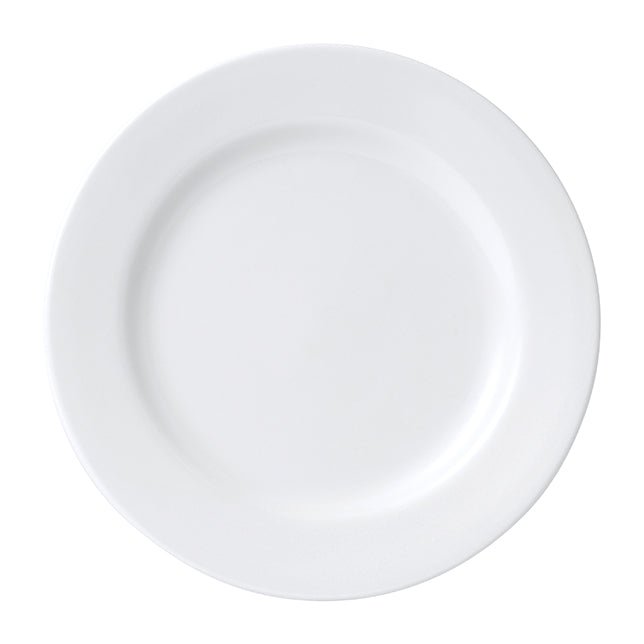 Resource_RoyalDoultonEMEA_IJUPIT00102.jpg Kitchen Crafts Jupiter White Plate 8in - Image 1